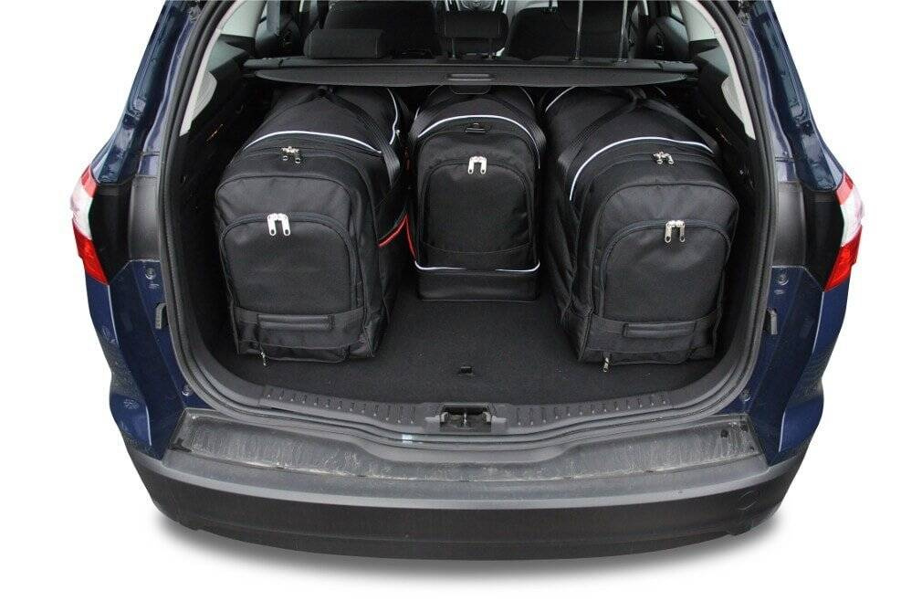 KJUST FORD FOCUS KOMBI 2011-2018 CAR BAGS SET 4 PCS | SELECT YOUR CAR BAGS  SET \\ FORD \\ FOCUS COMBI \\ III, 2011-2018 \\ KJUST Ford