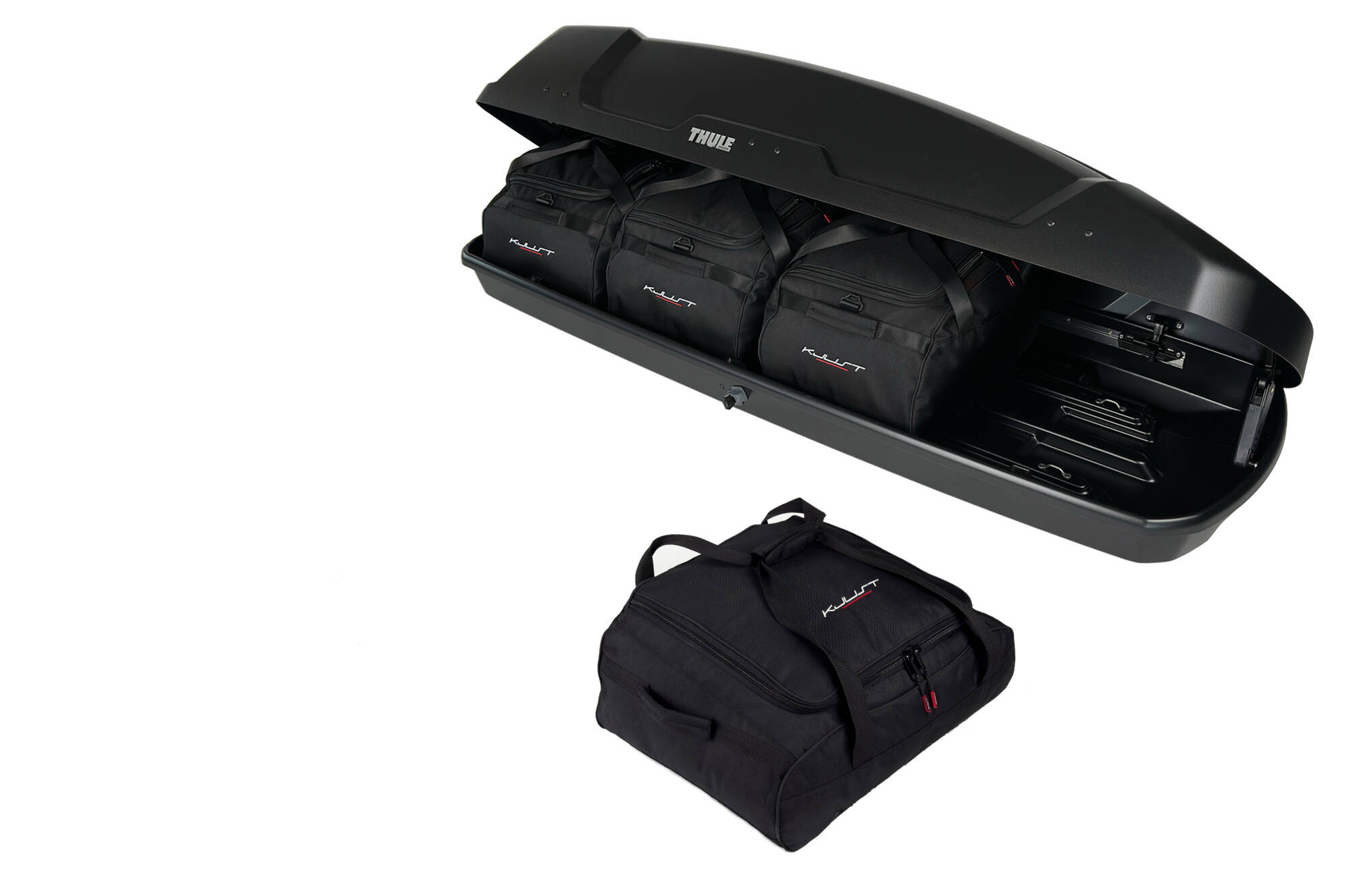 kjust bags set 4 pcs for roof box thule force xt sport