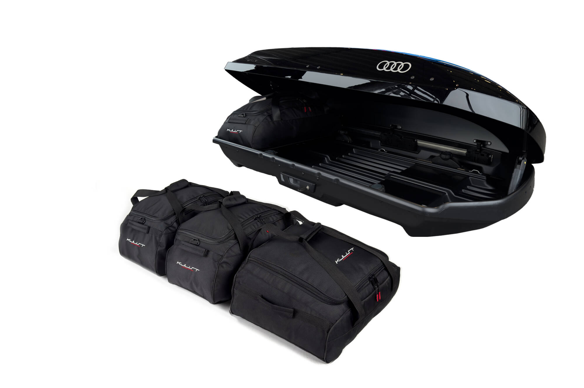 Roof Box KJUST Bags Set 4pcs Compatible with AUDI 4K1071200Y9B 310L