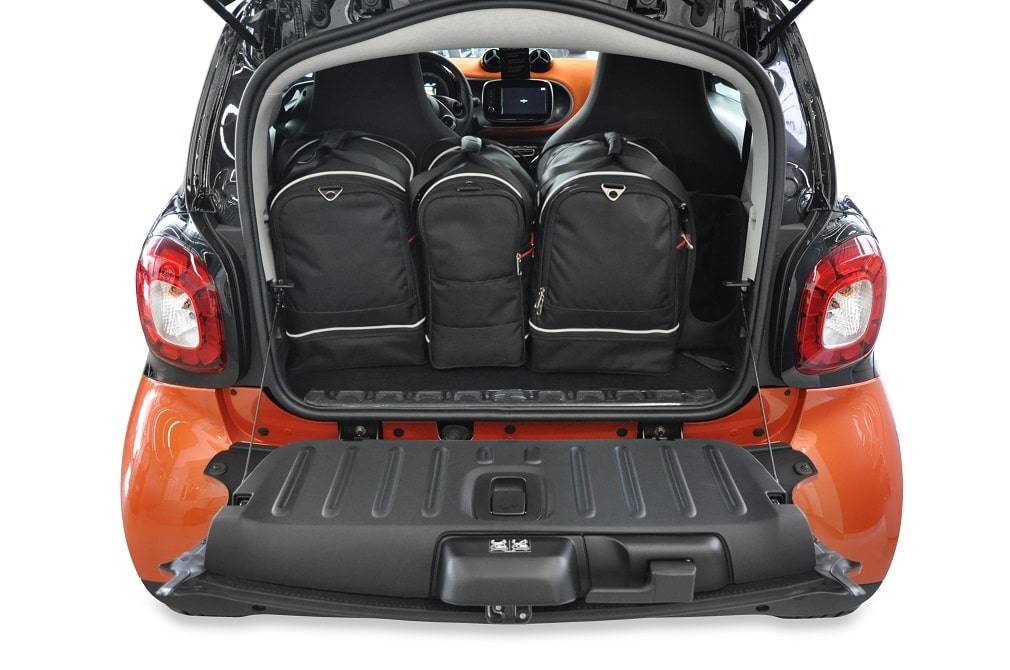 KJUST SMART FORTWO COUPE EV 2020+ CAR BAGS SET 3 PCS, SELECT YOUR CAR BAGS  SET \ SMART \ FORTWO \ III, 2014+ \ KJUST