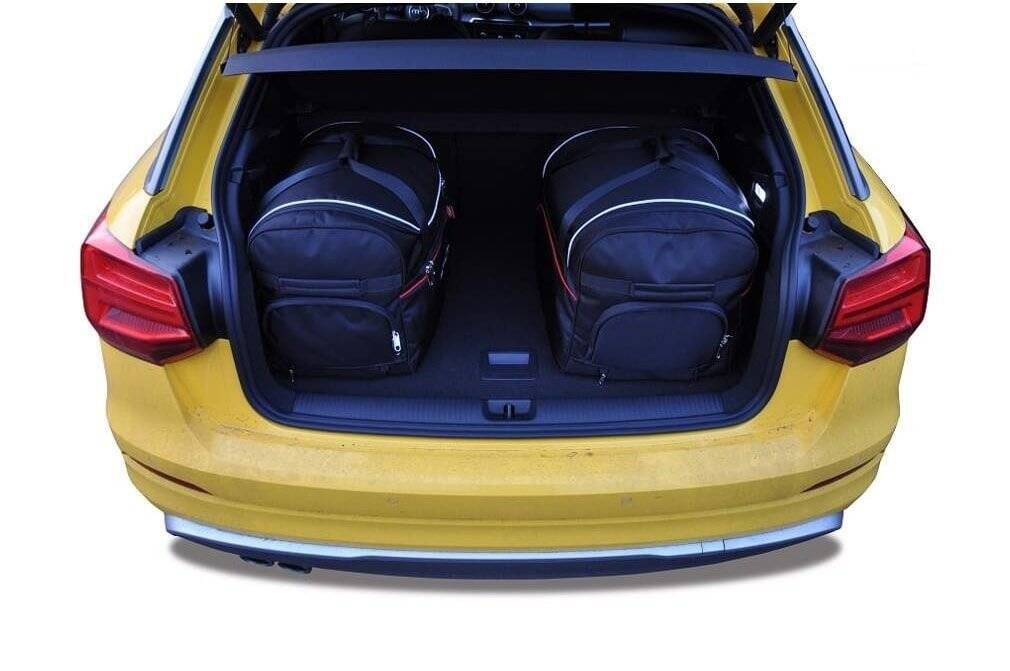 Kjust Audi Q2 2016 Kofferraumtaschen Set 3 Stk 3 Taschen Autotaschen Sets Audi Q2 2016 Kjust Carfitbags Com Reisetaschen Fur Auto Kofferraum