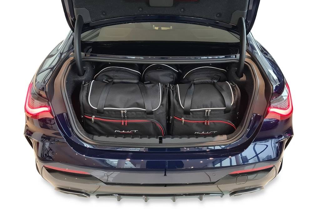 Kofferraumtasche in Schwarz mit roten Lamellen für BMW Modelle in toller Preis! 