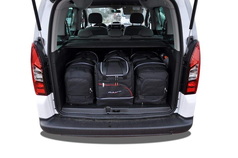 KJUST CITROEN BERLINGO 2008-2018 KOFFERRAUMTASCHEN SET 4 STK Sportlich |  AUTOTASCHEN SETS \\ CITROEN \\ BERLINGO \\ II, 2008-2018 \\ KJUST |  CarFitBags.com Reisetaschen für Auto-Kofferraum