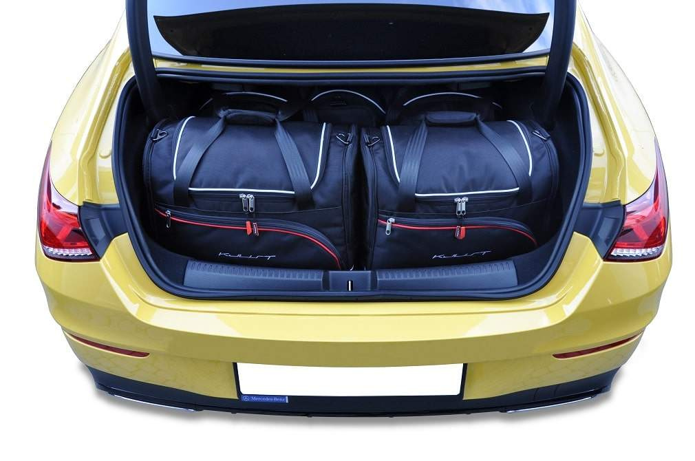 Kjust Mercedes Benz Cla Coupe 2019 Kofferraumtaschen Set 5 Stk Autotaschen Sets Mercedes Benz Cla Coupe C118 2019 Kjust Carfitbags Com Reisetaschen Fur Auto Kofferraum