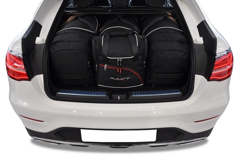 KJUST Dedizierte Taschen 4 STK Set kompatibel mit Mercedes-Benz GLC X253 2015 