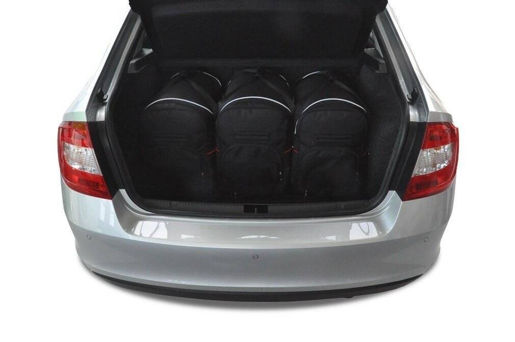 Kjust Skoda Rapid Liftback 2012 Kofferraumtaschen Set 5 Stk Luft Autotaschen Sets Skoda Rapid Liftback Ii 2012 Kjust Carfitbags Com Reisetaschen Fur Auto Kofferraum