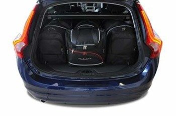 VOLVO V60 2010-2018 CAR BAGS SET 4 PCS