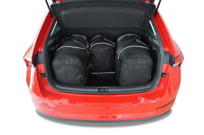 Borse per bagagliaio SKODA SCALA 2019+ 4 pezzi KJUST