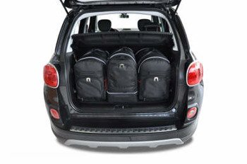 Borse per bagagliaio FIAT 500L 2012-2022 3 pezzi KJUST