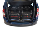 DACIA DUSTER 2010-2017 KOFFERRAUMTASCHEN SET 5 STK