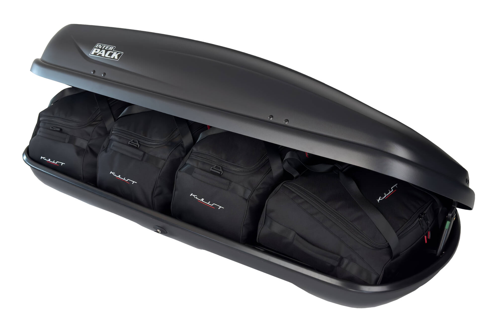 KJUST PRO TASCHEN SET 4 STK FÜR DACHBOX INTERPACK TRAXER 5.6