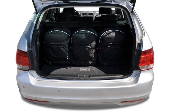 VW GOLF VARIANT 2008-2016 KOFFERRAUMTASCHEN SET 5 STK