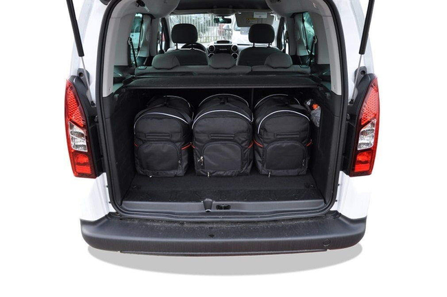CITROEN BERLINGO 2008-2018 KOFFERRAUMTASCHEN SET 6 STK