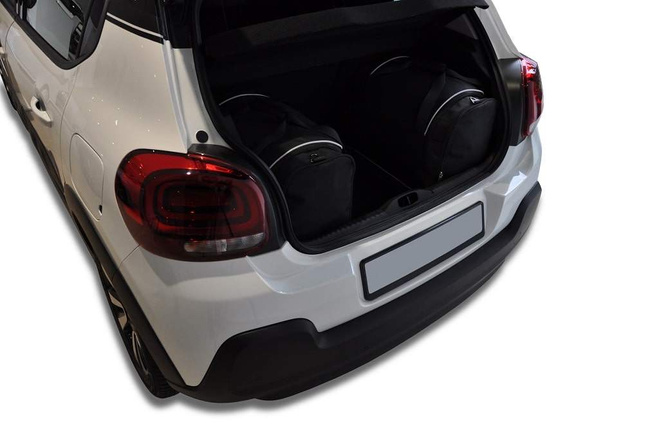 CITROEN C3 HATCHBACK 2016+ KOFFERRAUMTASCHEN SET 3 STK
