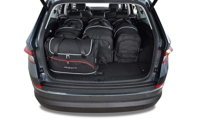 SKODA KODIAQ 2016-2023 KOFFERRAUMTASCHEN SET 5 STK