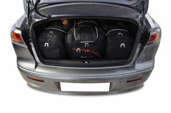 MITSUBISHI LANCER LIMOUSINE 2007-2016 KOFFERRAUMTASCHEN SET 4 STK