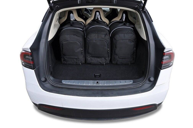 TESLA MODEL X EV 2016+ CAR BAGS SET 7 PCS