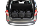 SKODA YETI 2009-2017 KOFFERRAUMTASCHEN SET 3 STK