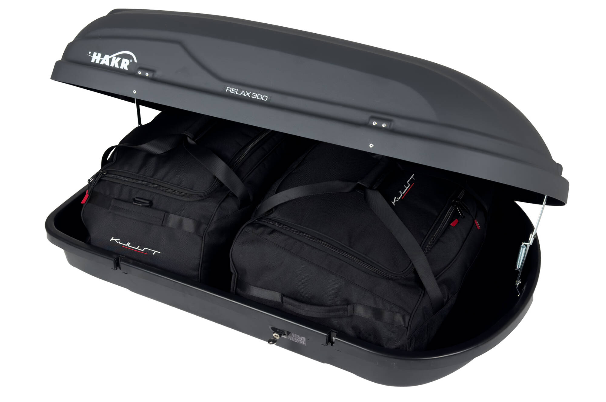 Set de 2 sacs KJUST pour coffre de toit HAKR RELAX 300