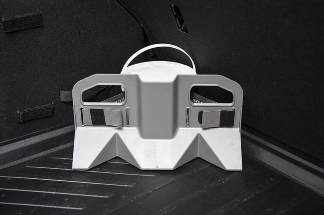 STAYHOLD RUBBEREN MEDIUM KOFFERBAK ORGANIZER + SNELLE RIEM