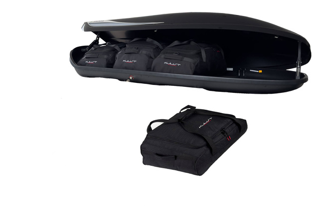 KJUST BAGS SET 4 PCS FOR ROOF BOX SKODA 5L6071175 380L