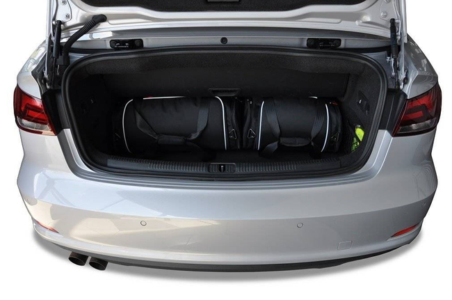 Borse da bagagliaio AUDI A3 CABRIO 2014-2016 4 pezzi KJUST