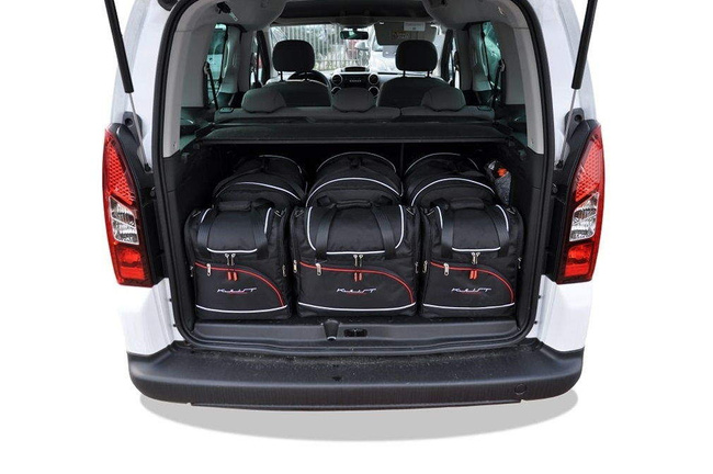 Borse da bagagliaio PEUGEOT PARTNER 2008-2019 6 pezzi KJUST