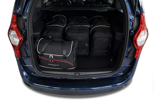 DACIA LODGY 2012-2022 KOFFERRAUMTASCHEN SET 5 STK