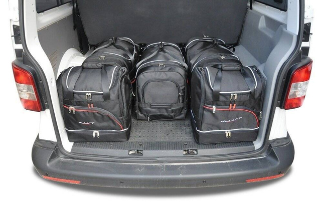 VW CARAVELLA 2009-2015 KOFFERRAUMTASCHEN SET 6 STK