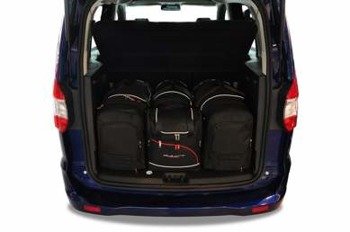 FORD TOURNEO COURIER 2014+ KOFFERRAUMTASCHEN SET 4 STK