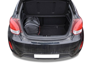 HYUNDAI VELOSTER COUPE 2011-2014 KOFFERRAUMTASCHEN SET 3 STK