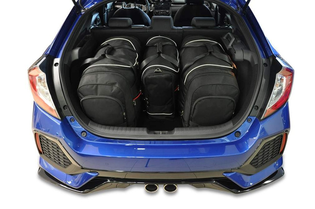 HONDA CIVIC HATCHBACK 2017-2021 TASKESÆT TIL BAGAGERUM 4 STK