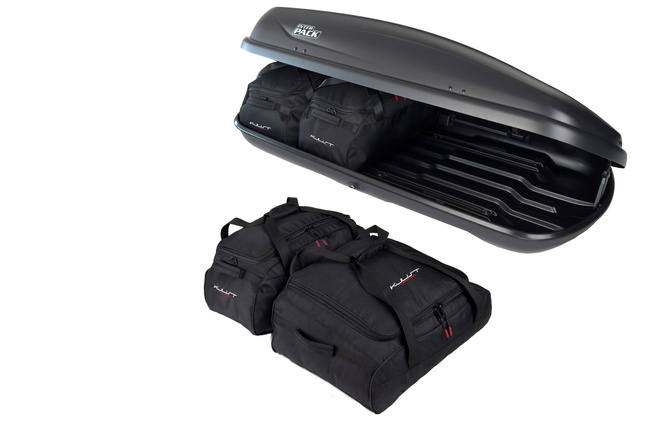 Set de 4 sacs KJUST PRO pour coffre de toit INTERPACK TRAXER 5.6