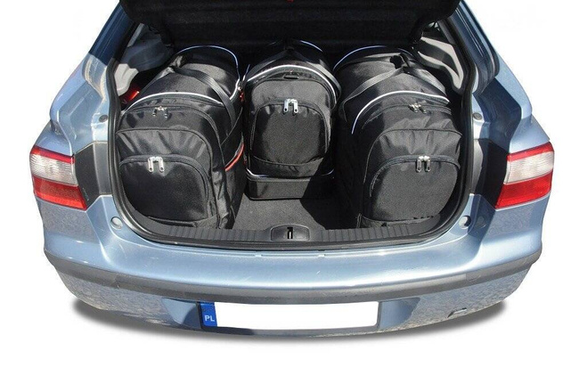 RENAULT LAGUNA HATCHBACK 2001-2007 TASKESÆT TIL BAGAGERUM 4 STK