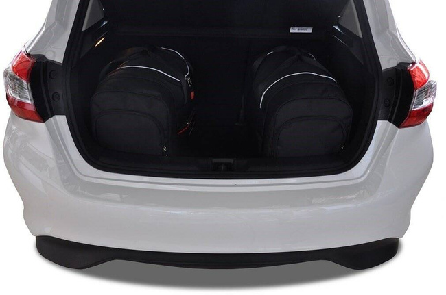 NISSAN PULSAR 2014-2018 KOFFERRAUMTASCHEN SET 4 STK