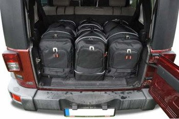 JEEP WRANGLER 2007-2018 KOFFERRAUMTASCHEN SET 4 STK