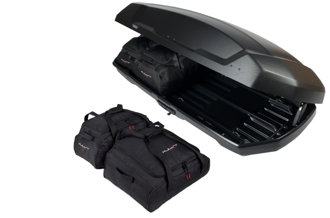 KJUST TASCHEN SET 4 STK FÜR DACHBOX THULE FORCE 3 L
