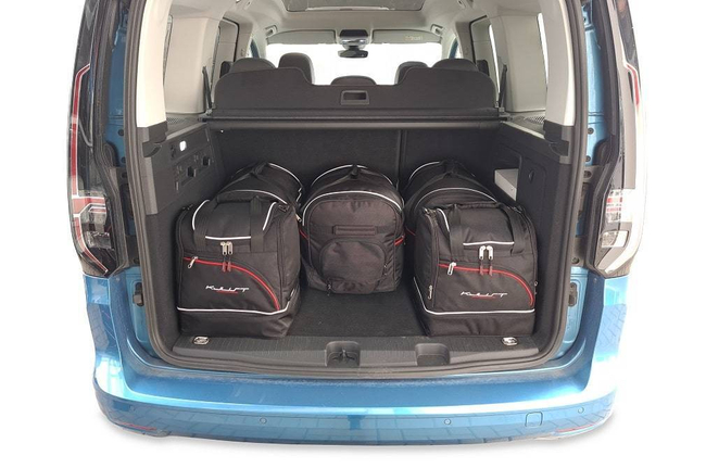 VW CADDY 2021+ borse per bagagliaio 9 pezzi KJUST