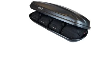 Set de 4 sacs KJUST pour coffre de toit HAPRO EXPLORER 400
