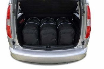 SKODA ROOMSTER 2006-2015 KOFFERRAUMTASCHEN SET 3 STK
