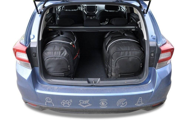 SUBARU IMPREZA 2017+ CAR BAGS SET 4 PCS