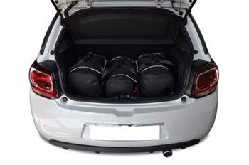 Borse per bagagliaio CITROEN DS3 HATCHBACK 2009-2016 3 pezzi KJUST