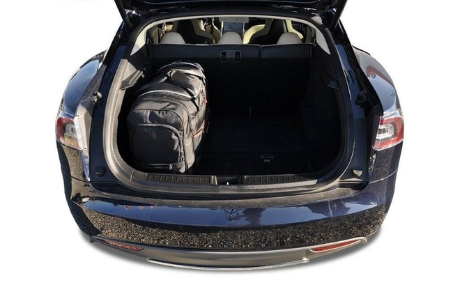 TESLA MODEL S EV 2012-2016 KOFFERRAUMTASCHEN SET 4 STK